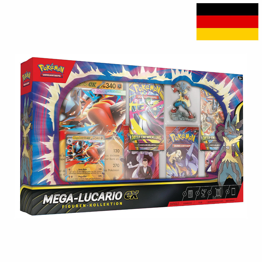 Mega-Lucario ex Figuren-Kollektion –  Pokémon Deutsch 🇩🇪 CoolUp Cards